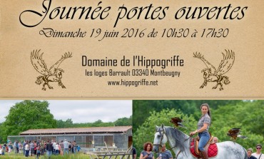 Habitants de l’Allier, Hippogriffe vous ouvre ses portes le dimanche 19 juin 2016