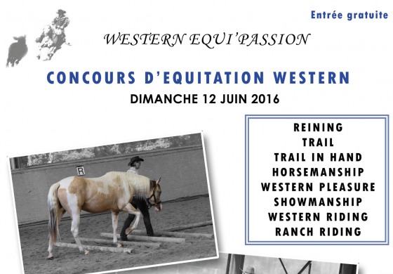 Concours d’équitation western à Retschwiller (67) le 12 juin 2016