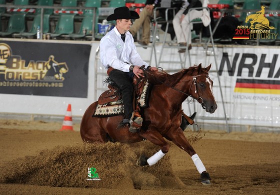 Futurity NRHA allemand 2015 : deux Français sur les podiums