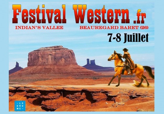 Du 6 au 8 juillet 2018, la Drôme prend l’air du Far West